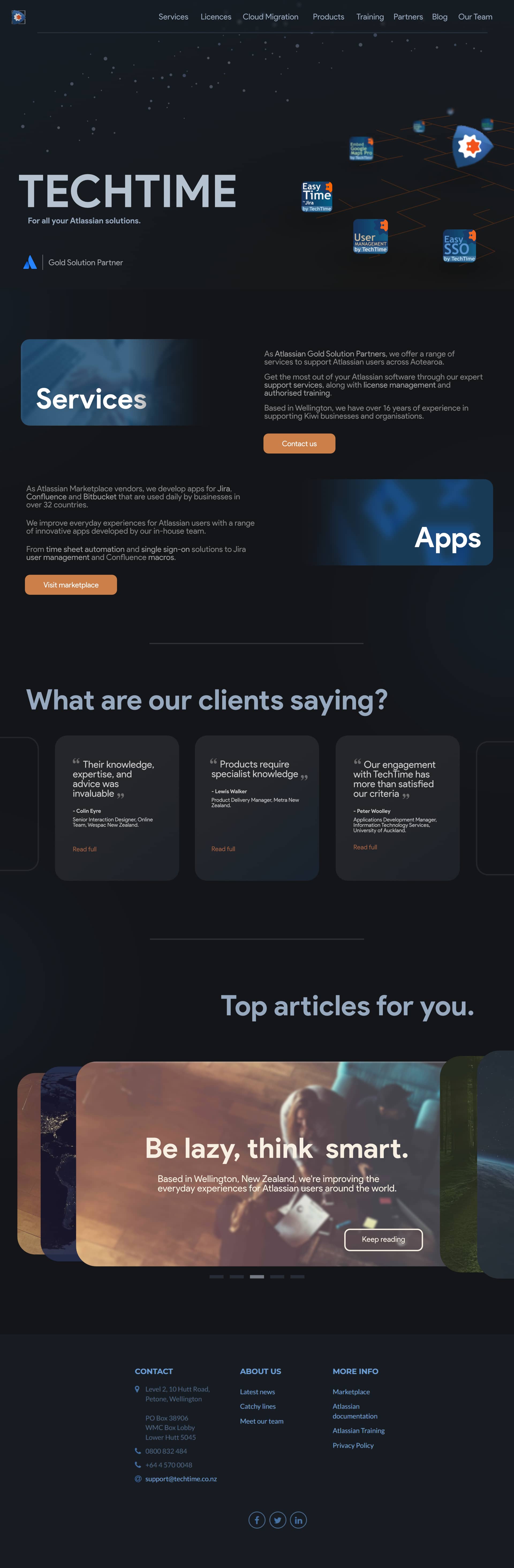Email design for new website